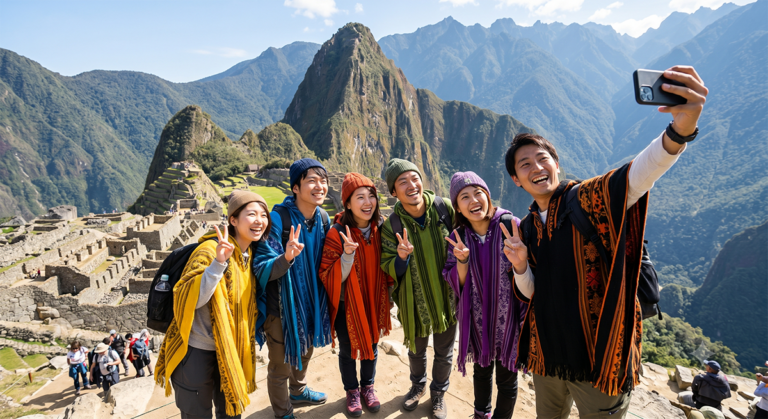 マチュピチュ友人旅行